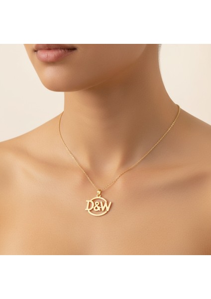 8 Ayar Altın Kolye Ucu D&w GM11104 0.5 gr