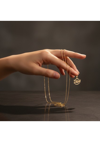 8 Ayar Altın Kolye Ucu D&w GM11104 0.5 gr fiyatları