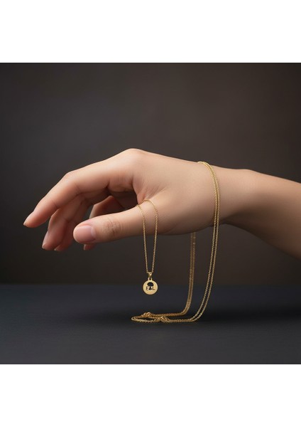 8 Ayar Altın Kolye Ucu E&l GM11227 0.5 gr fiyatları