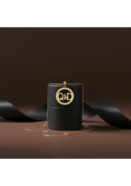 8 Ayar Altın Kolye Ucu D&q GM11035 1 gr modelleri