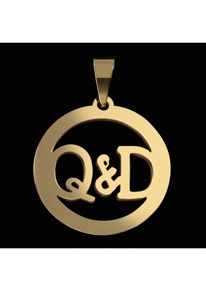 8 Ayar Altın Kolye Ucu D&q GM11035 1 gr fırsatları