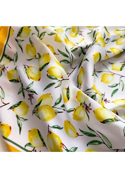 Trendlover Limon Desenli Eşarp, Fular, Bandana
