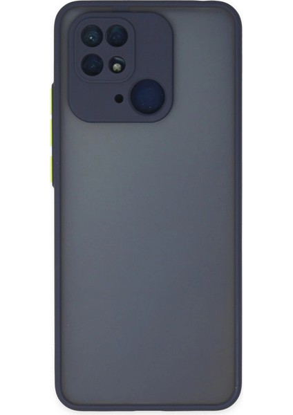 Xiaomi Redmi 10C Kılıf Montreal Silikon Kapak - Lacivert