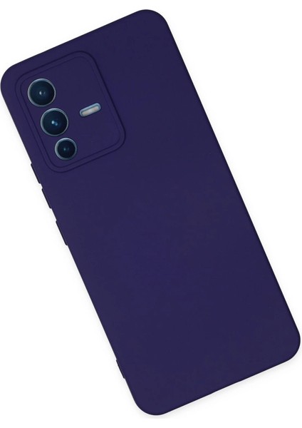 Vivo V23 5g Kılıf Nano Içi Kadife Silikon - Mor fiyatları