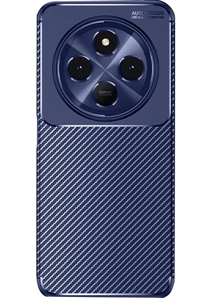 Xiaomi Redmi 14C Kılıf Auto Focus Karbon Kapak - Lacivert