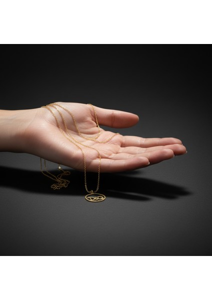 8 Ayar Altın Kolye Ucu D&q GM11031 1 gr fiyatları