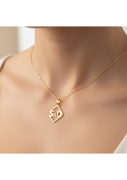 8 Ayar Altın Kolye Ucu D&s GM11060 1 gr