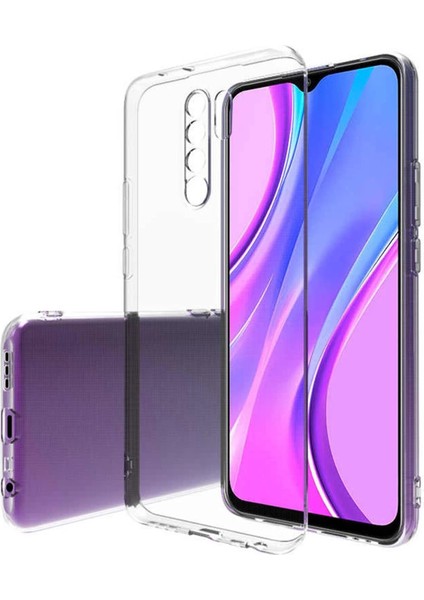 Xiaomi Redmi 9 Kılıf Lüx Şeffaf Silikon - Şeffaf