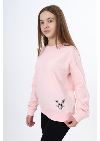 Kız Çocuk Baskılı Sweatshirt fırsatları