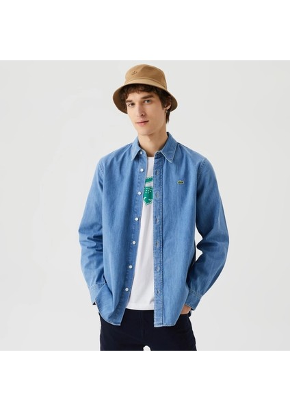 Erkek Slim Fit Jean Gömlek fiyatları