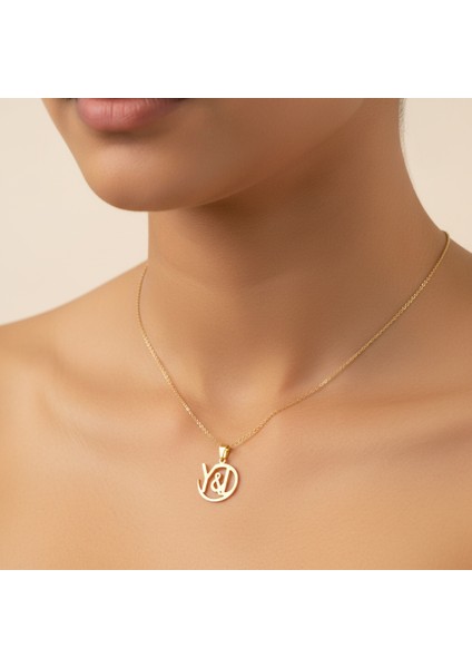 8 Ayar Altın Kolye Ucu D&y GM11128 1 gr