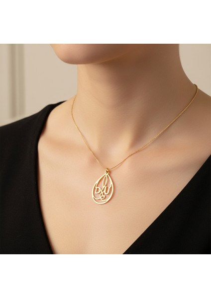 8 Ayar Altın Kolye Ucu D&u GM11089 0.5 gr