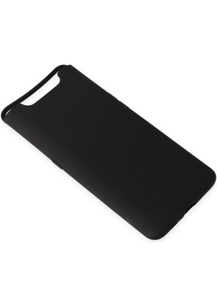 Samsung Galaxy A80 Kılıf Nano Içi Kadife Silikon - Siyah fiyatları