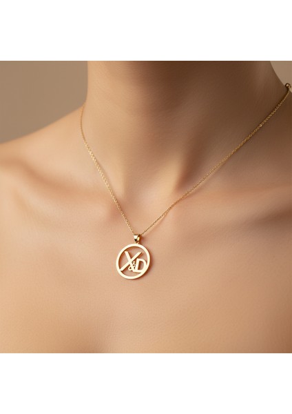 8 Ayar Altın Kolye Ucu D&x GM11118 1 gr