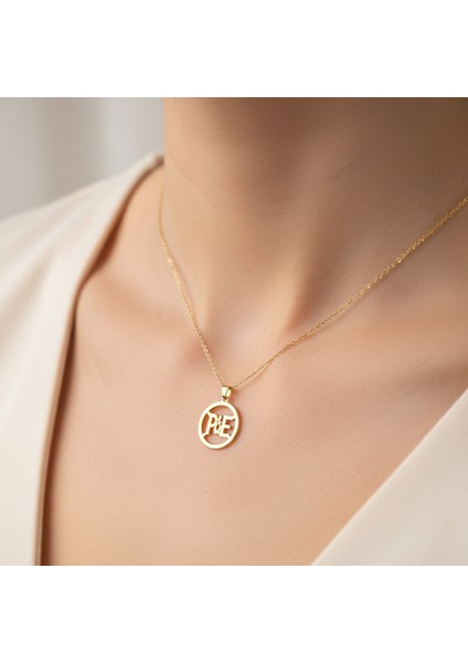 8 Ayar Altın Kolye Ucu E&p GM11260 1 gr