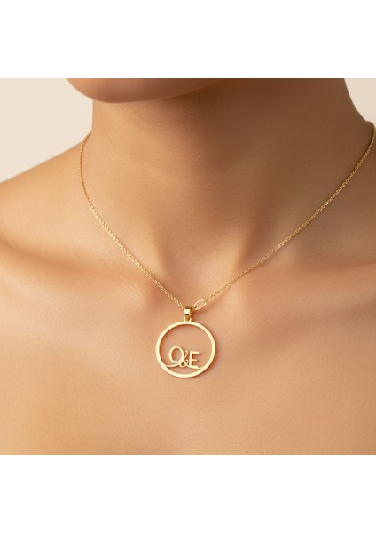 8 Ayar Altın Kolye Ucu E&q GM11281 0.5 gr