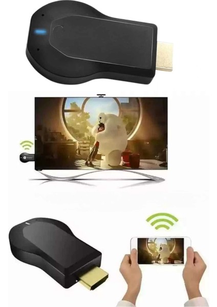 Kablosuz HDMI Wifi Görüntü Aktarıcı Tüm Cihazlara Uyumlu fiyatları