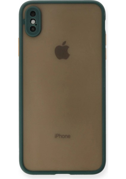 Iphone x Kılıf Montreal Silikon Kapak - Yeşil