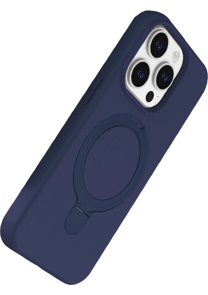 Apple Iphone 14 Pro Max Regal Magsafe Standlı Kapak - Lacivert modelleri