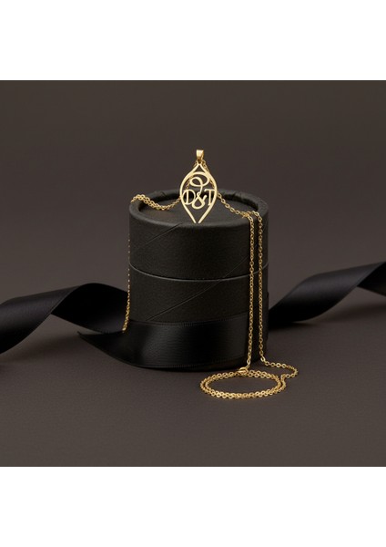 8 Ayar Altın Kolye Ucu D&t GM11065 0.5 gr modelleri