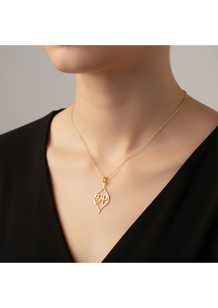 8 Ayar Altın Kolye Ucu E&p GM11276 0.5 gr