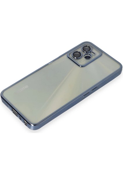 Realme C35 Kılıf Razer Lensli Silikon - Açık Mavi fırsatları