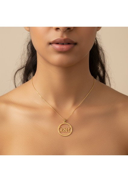 8 Ayar Altın Kolye Ucu E&h GM11182 1 gr