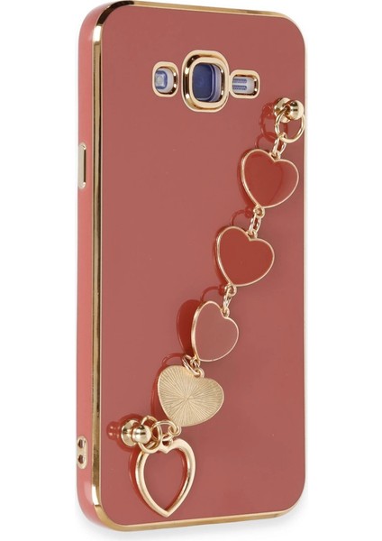 Samsung Galaxy J7 Kılıf Esila Silikon - Kırmızı fiyatları