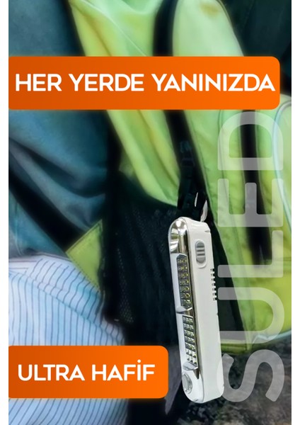 Acil Durum LED & Kamp Lambası Güneş Şarjlı Işıldak 2 Kademeli Aydınlatma Tamir Ev Kamp El Feneri fiyatları
