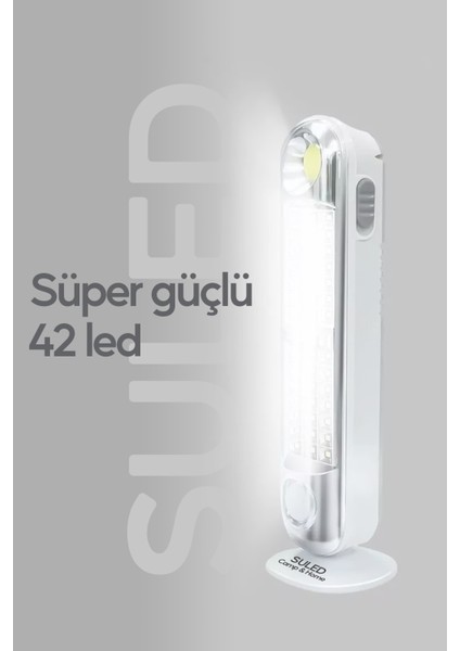 Acil Durum LED & Kamp Lambası Güneş Şarjlı Işıldak 2 Kademeli Aydınlatma Tamir Ev Kamp El Feneri modelleri
