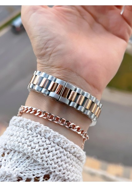 Çelik Kordonlu 2 Yıl Garantili 3 Atm Suya Dayanıklı Kadın Kol Saati+Bileklik BD.10108.6 modelleri