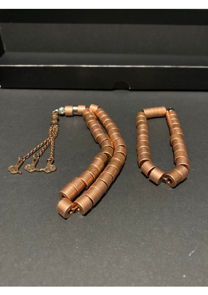 Saf Bakır Tespih & Bileklik ( Bakır Tonunda Püskül Manyetikli ) modelleri