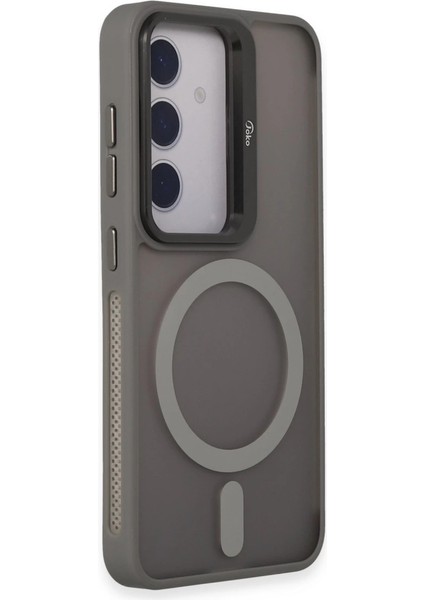 Joko Samsung Galaxy S24 Flet Lens Magsafe Kapak - Gri fiyatları