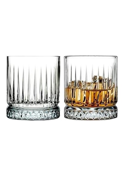 355 cc Özel Kesme Cam 2 Adet Viski Bardağı Seti Şık Dayanıklı fiyatları