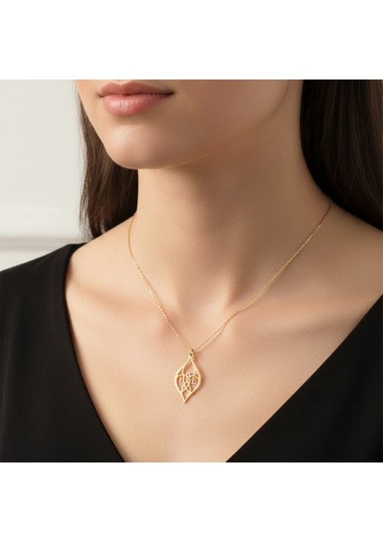 14 Ayar Altın Kolye Ucu E&h GM11174 0.5 gr