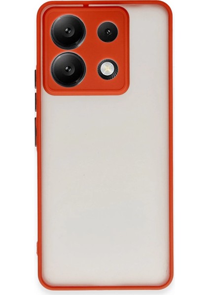 Xiaomi Redmi Note 13 Pro 5g Kılıf Montreal Silikon Kapak - Kırmızı