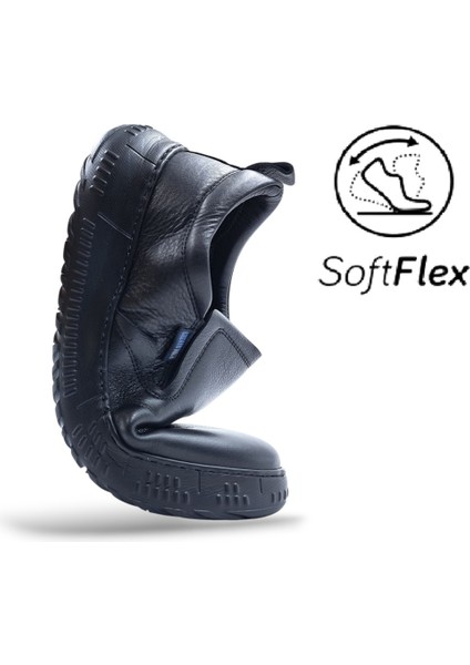 22308 Hakiki Deri Siyah Erkek Ayakkabı modelleri