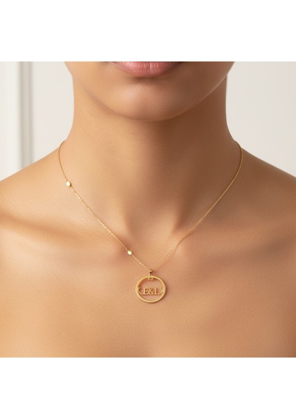 8 Ayar Altın Kolye Ucu E&l GM11224 1 gr