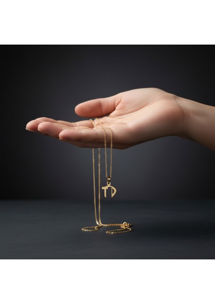 8 Ayar Altın Kolye Ucu D&t GM11071 0.5 gr fiyatları