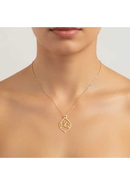 8 Ayar Altın Kolye Ucu E&q GM11279 0.5 gr