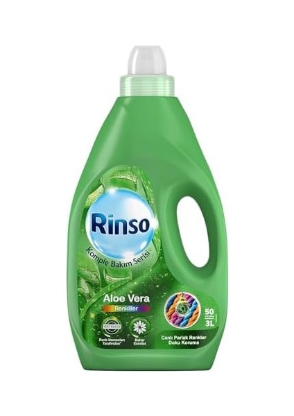 Rinso Sıvı Aloe Vera Renkliler 3 L