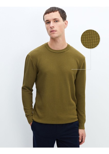 Yeni Sezon Bisiklet Yaka Erkek Triko Kazak