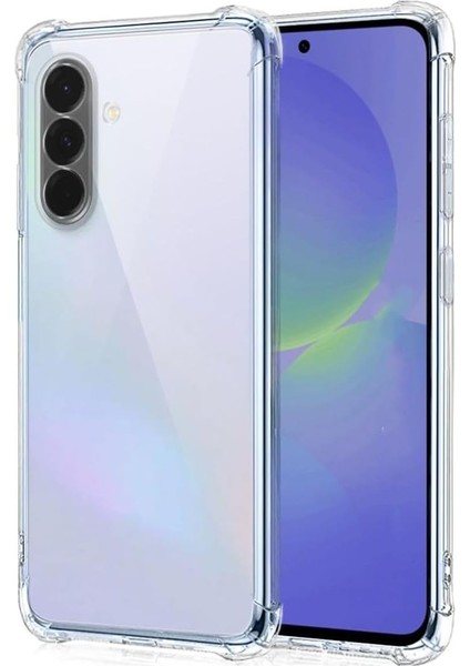 Galaxy A36 Kapak Kamera Korumalı Airbag Antishock Köşe Korumalı Şeffaf Silikon Kılıf