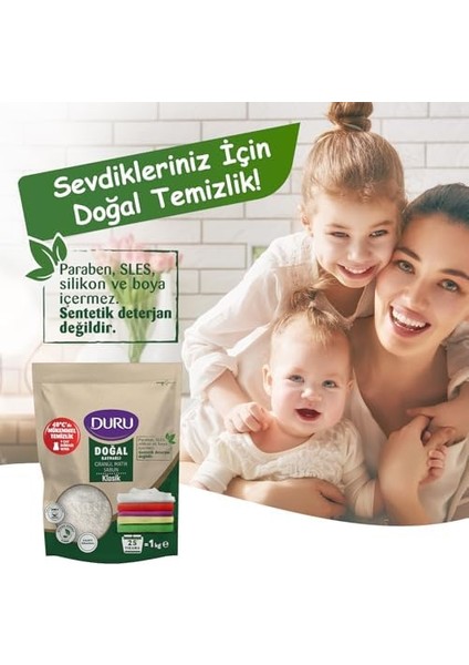 Duru Doğal Granül Matik Sabun Klasik 3 x 1 kg