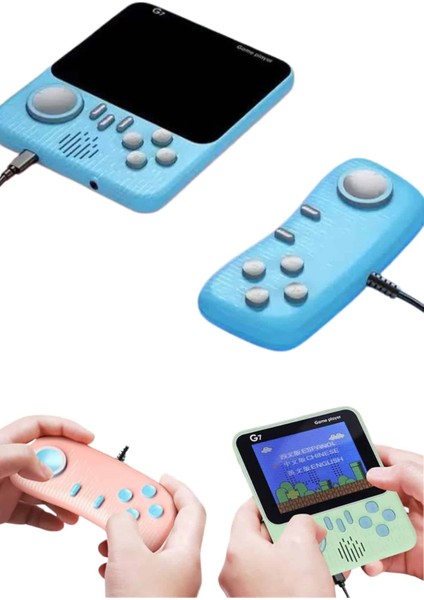 Çift Konsol 666 Adet Retro Oyun El Atarisi Taşınabilir 3.5 Inç Ekran - CHT6569-3470 modelleri