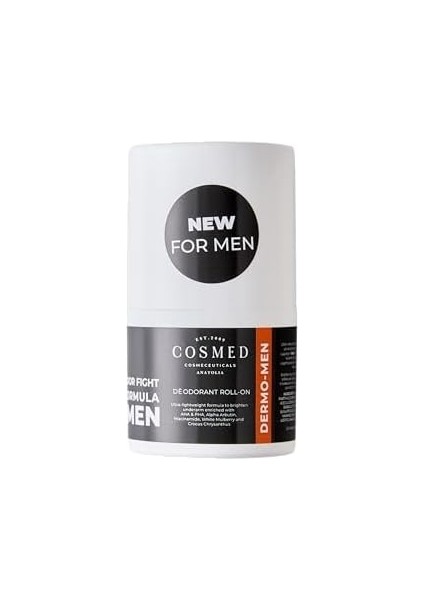 Cosmed Dermo-Men Deodorant Roll-On, 50 ml