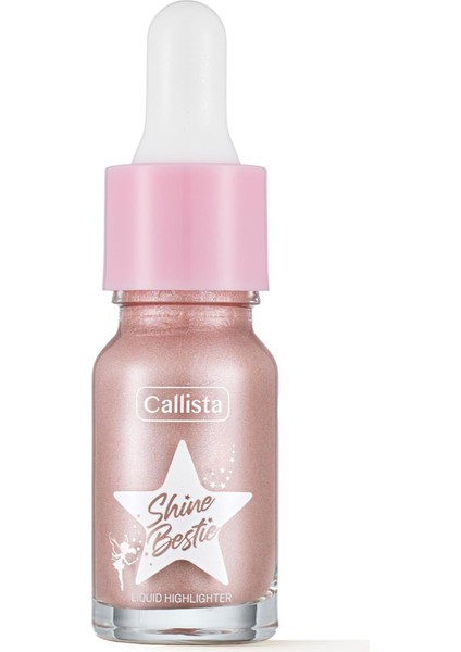 Callista Shine Bestie Highlighter Likit Aydınlatıcı 02 Mystic Pixie