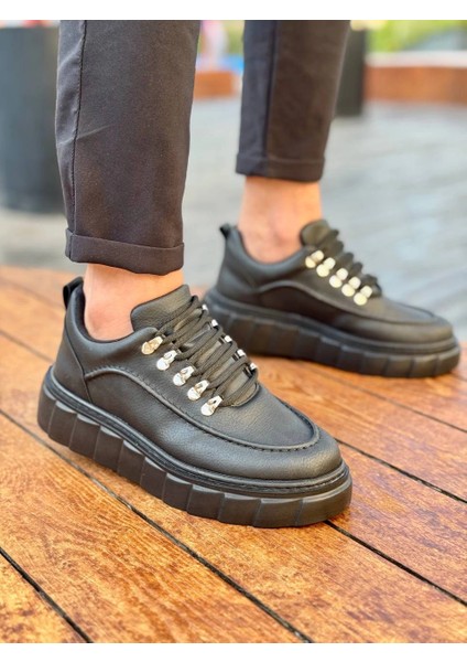 Sptrns KB-X10 Kuback Kömür Cilt Yüksek Taban Günlük Spor Ayakkabı (Numara: 42) modelleri