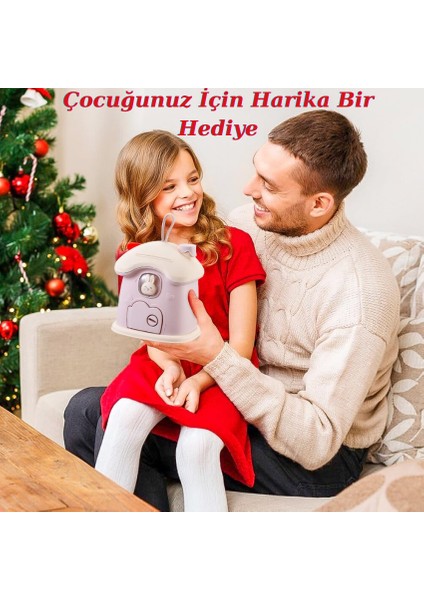 Anahtarlı Sevimli Tavşan Ev Kumbarası Pembe Renkli Şık Dekoratif Para Kutusu modelleri