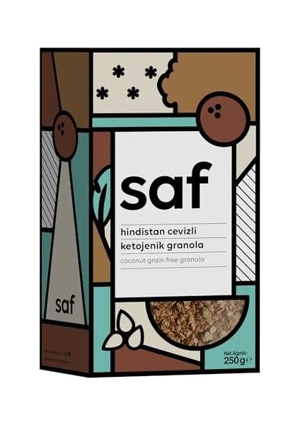 Saf Hindistan Cevizli Ketojenik Granola 250 gr fiyatları